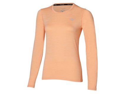 dámské triko Mizuno Impulse Core LS Tee Dubarry