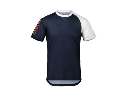 pánský dres POC MTB Pure Tee Turmaline Navy Hydrogen White