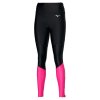 Dámské legíny Mizuno Core Long Tight Black Pink Peacock