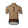 Pánský cyklistický dres POC M's Essential Road Logo Jersey Jasper Brown Axinite Brown