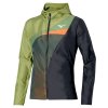 Pánská bunda Mizuno Release Hooded Jacket Calliste Green