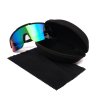 Cyklistické brýle Recoil matt black mirror green 4
