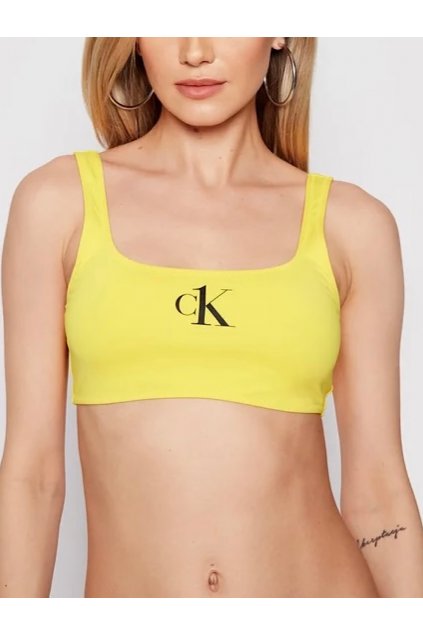 Žlutý Vrchní Díl Plavek - Calvin Klein