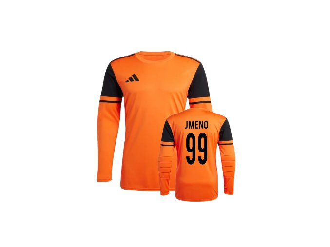 BRANKÁŘSKÉ DRES S VLASTNÍM JMENO oranžova