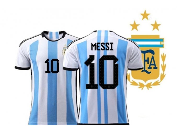 Fotbalový dres Argentina LIONEL MESSI 2023