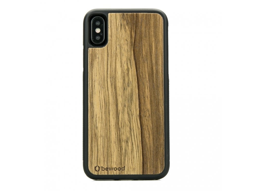 Apple iPhone X Dřevěný obal z borovice kamenné