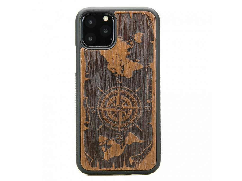 iPhone 11 PRO Dřevěnej obal z cestovatelský edice ze dřeva z tichomořských ostrovů
