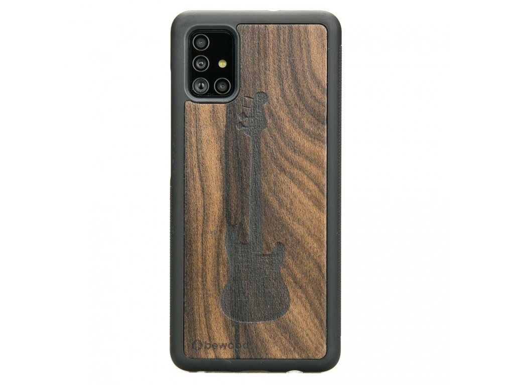 Samsung Galaxy A71 Dřevěnej obal s kytarou z dřeva pro výrobu špičkových elektrických kytar