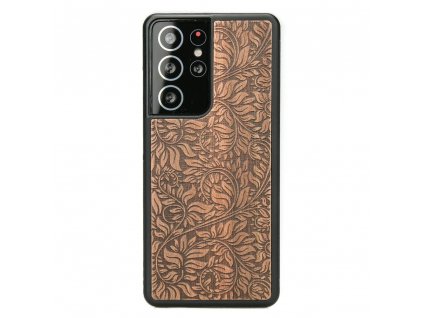 Samsung Galaxy S21 Ultra Dřevěnej obal Anigre Listy