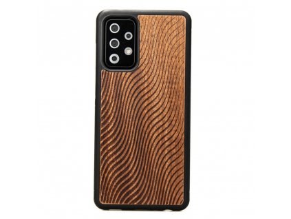 Samsung Galaxy A72 5G Obal ze dřeva Merbau Vlny