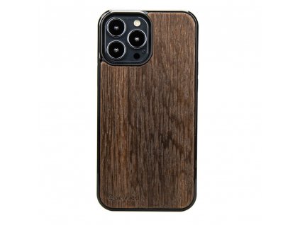Apple iPhone 13 Pro Max Dřevěný obal z kouřovýho dubovýho dřeva