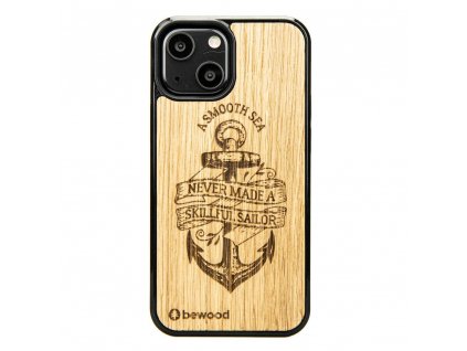 Apple iPhone 13 Mini Dřevěnej obal z dubovýho dřeva Námořník