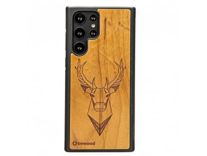 Samsung Galaxy S22 Ultra Dřevěný obal s pánem lesa ze dřeva z brazilských pralesů