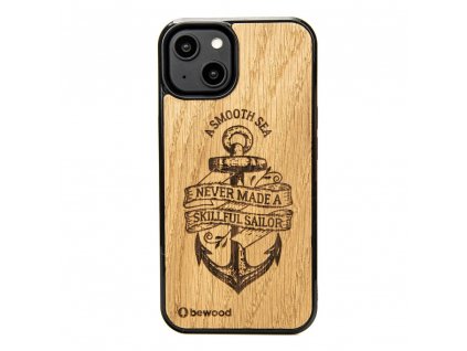 Apple iPhone 14 Dřevěnej obal z dubovýho dřeva Námořník