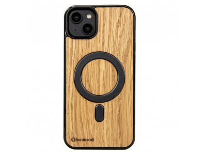 Apple iPhone 14 Plus Magsafe kryt z dubovýho dřeva