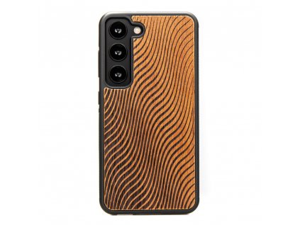 Samsung Galaxy S23 Obal ze dřeva Merbau Vlny