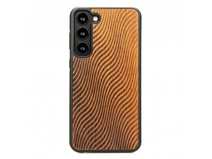 Samsung Galaxy S23 Plus Obal ze dřeva Merbau Vlny
