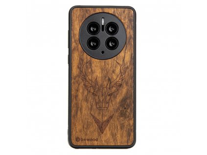 Huawei Mate 50 Pro Dřevěný obal s pánem lesa ze dřeva z brazilských pralesů