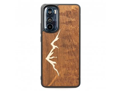 Motorola Edge 30 Dřevěný obal s horskými vrcholy ze dřeva z brazilských pralesů