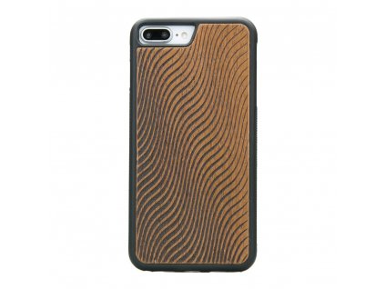 Apple iPhone 7 Plus / 8 Plus Obal ze dřeva Merbau Vlny