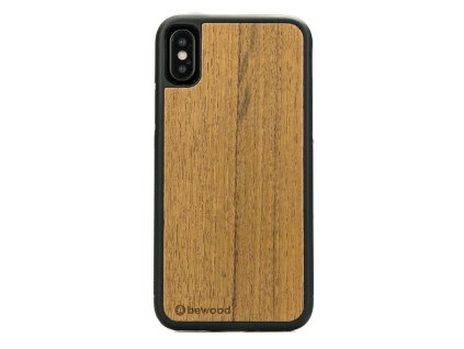 Apple iPhone X Dřevěný obal z Teakovýho dřeva