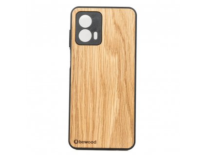 Motorola G73 5G Dřevěnej obal z dubovýho dřeva