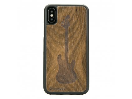 Apple iPhone X Dřevěnej obal s kytarou z dřeva pro výrobu špičkových elektrických kytar