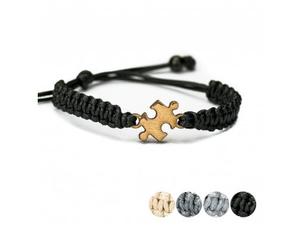 Bavlněný náramek Puzzle Anigre