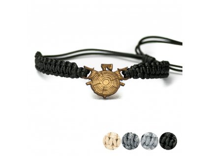 Bavlněný náramek Dřevorubec Ornament Anigre
