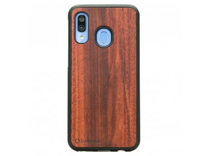 Samsung Galaxy A40 Obal ze dřeva Padouk