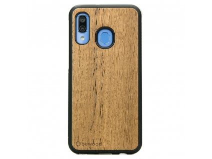 Samsung Galaxy A40 Dřevěný obal z Teakovýho dřeva