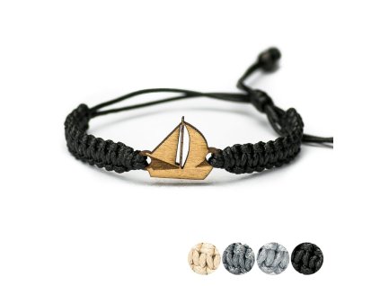 Bavlněný náramek Plachetnice Anigre