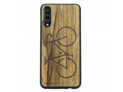 Samsung Galaxy A70 Dřevěný obal z borovice kamenné Bike