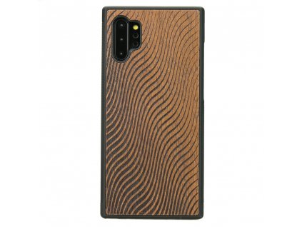 Samsung Galaxy Note 10+ Obal ze dřeva Merbau Vlny