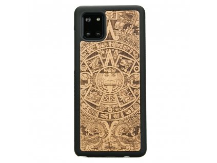 Samsung Galaxy Note 10 Lite Dřevěný obal s aztéckým kalendářem Anigre