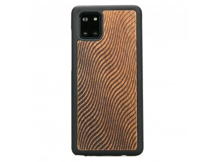Samsung Galaxy Note 10 Lite Obal ze dřeva Merbau Vlny