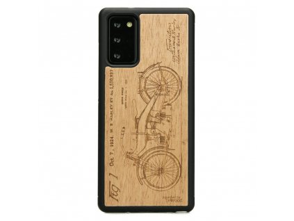Samsung Galaxy Note 20 Dřevěnej obal Anigre Harley Patent