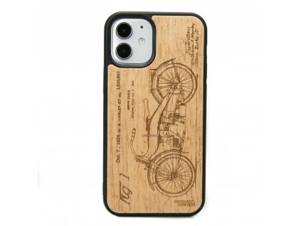 Apple iPhone 12 Mini Dřevěnej obal Anigre Harley Patent