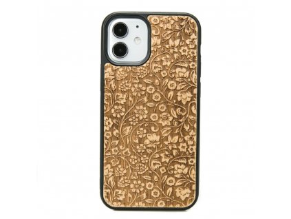 Apple iPhone 12 Mini Dřevěnej obal Anigre Flowers