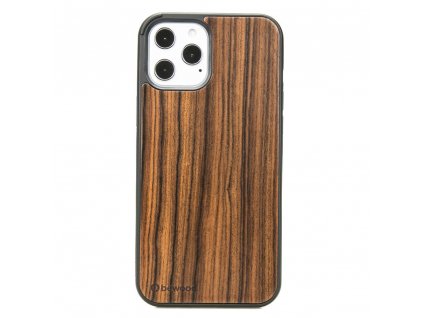 Apple iPhone 12 Pro Max Obal ze dřeva Rosewood Santos