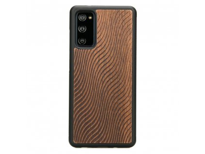 Samsung Galaxy S20 FE Obal ze dřeva Merbau Vlny