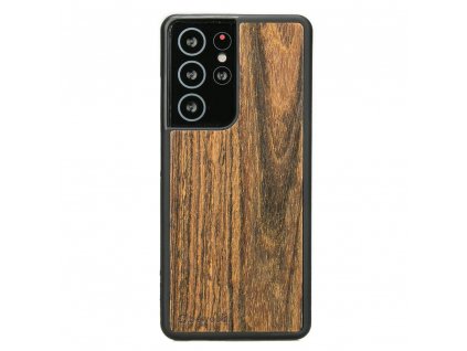 Samsung Galaxy S21 Ultra Obal ze dřeva Bocote