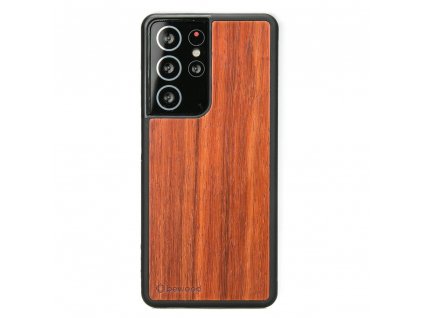 Samsung Galaxy S21 Ultra Obal ze dřeva Padouk
