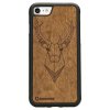 Apple iPhone 7/8/SE 2020 Dřevěný obal s pánem lesa ze dřeva z brazilských pralesů