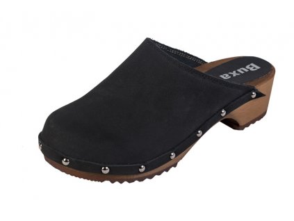 Damen-Clogs Klasik PE10 – Schwarzes Nubuk