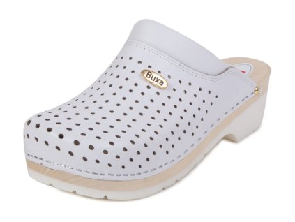 Dreváky Na Gumenej Podrážke FPU11 Biele