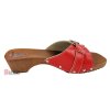 Dámske Dreváky Šľapky R70 Červené
