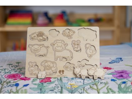 Vkládačka domácí zvířata