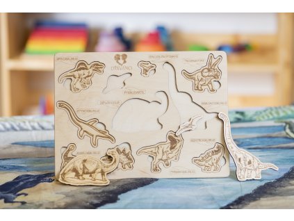 Vkládačka dinosauři