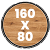 160x80cm
